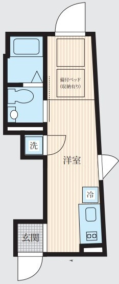 a LATO 品川西大井の間取り|間取りです。