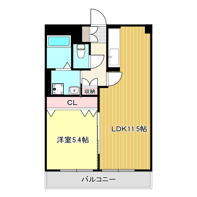 LS西松江城マンションの間取り