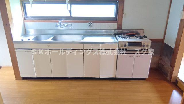 東物部平屋古民家のキッチン