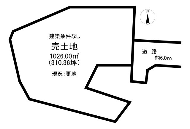 栃木市嘉右衛門町158の土地図