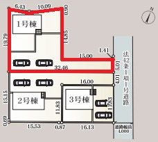 【区画図】 | CRADLE GARDEN結城市結城　第46　 | 【全3区画】各棟の詳細はお気軽にお問い合わせください☆