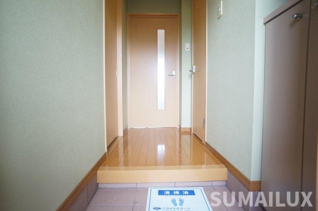 熊本市中央区新大江３丁目の賃貸マンションの玄関