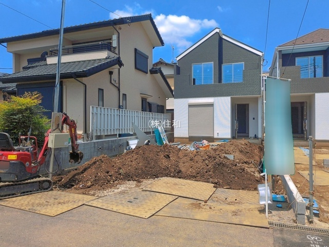 【新築分譲住宅】川越市稲荷町の前面道路含む現地写真