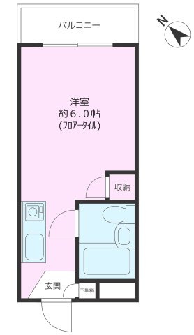 WIN BELL SOLO赤羽第4の間取り