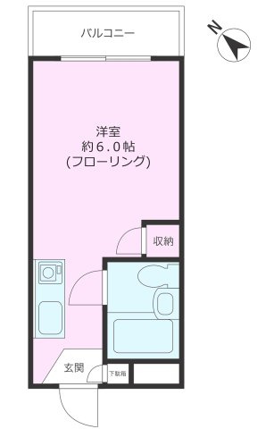 WIN BELL SOLO赤羽第4の間取り