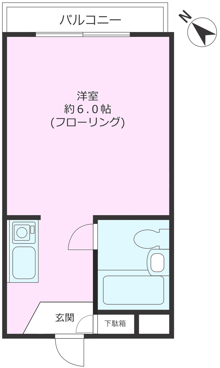 WIN BELL SOLO赤羽第4の間取り