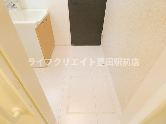 神明一戸建貸家の洗面所