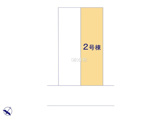 【新築分譲住宅】川越市稲荷町の区画図