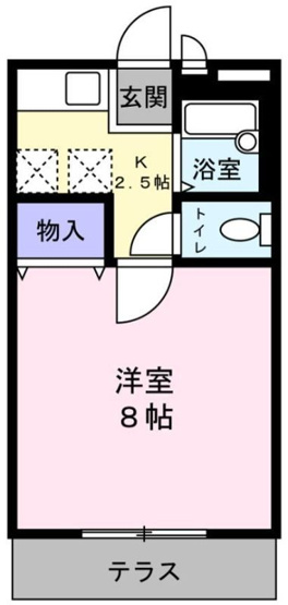 【間取り】 | コーポウインズB