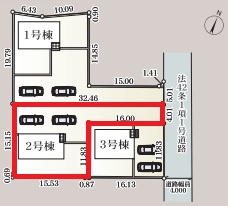 【区画図】 | CRADLE GARDEN結城市結城　第46　 | 【全3区画】各棟の詳細はお気軽にお問い合わせください☆