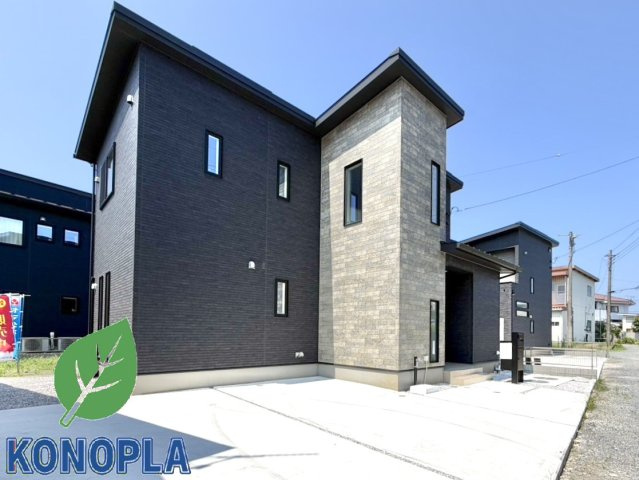 【新築戸建】児玉郡上里町大字勅使河原の外観|■外観（4号棟）｜今から見たい！大歓迎です♪お気軽にお問い合わせください♪オウチ探しは木ノ葉プランニング♪