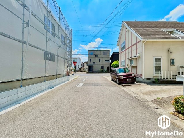 春日井市前並町　6期の前面道路含む現地写真