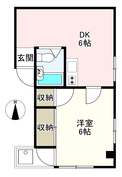 コーポ藤味の間取り