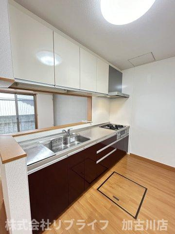 ファミーユ溝之口のキッチン