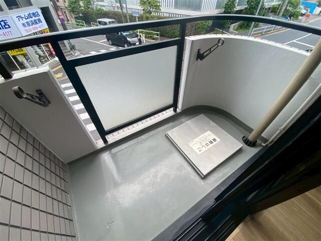 クロスローズ氷川のバルコニー