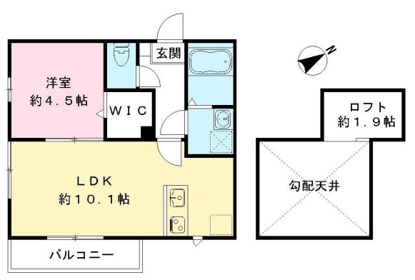 ステラフィオーレの間取り