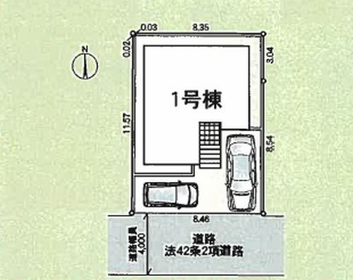 【区画図】 | 【仲介手数料０円】座間市東原第11　新築一戸建て | 座間市東原第11　新築一戸建て