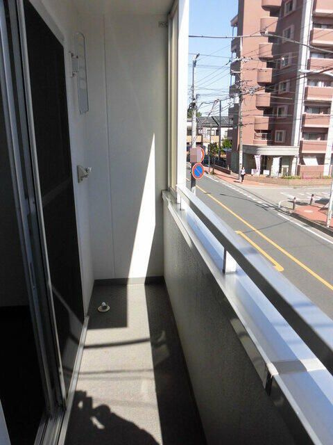 南町共栄ビルのバルコニー