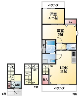 【間取り】 | G MAISON豊中蛍池