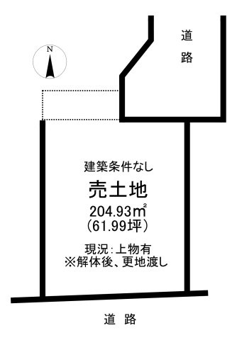 栃木市平井町1019-6の土地図