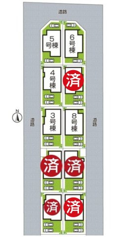 ■川西市清和台東　第6期　新築一戸建ての区画図|全10区画