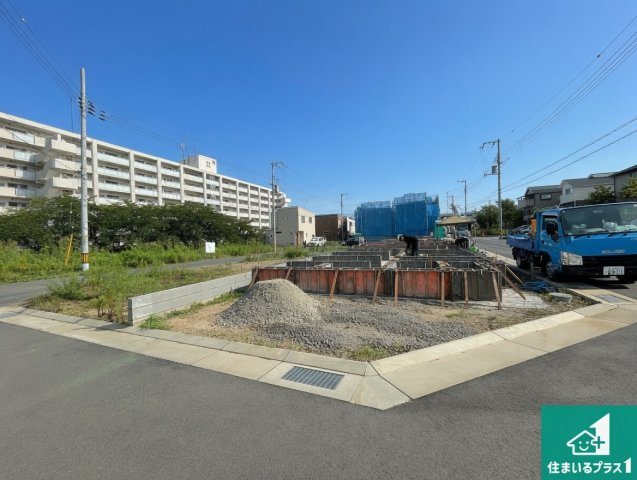 川西市清和台東　第6期　新築一戸建ての外観|現在の進捗状況です！順調に作業進行中、完成が待ち遠しいです！詳細の間取り等、お気軽にお問い合わせください！
