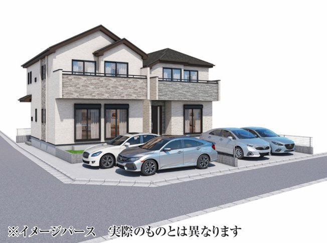 【外観パース】 | 藤沢市亀井野1丁目 新築戸建 全2棟