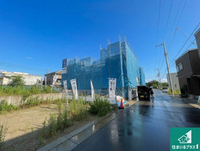川西市清和台東　第6期　新築一戸建ての外観|周辺は落ち着いた街並みの住宅地！子育てがしやすい住環境です！まだ未完成ですが、現地でしかわからない事もございます。是非一度ご覧ください。