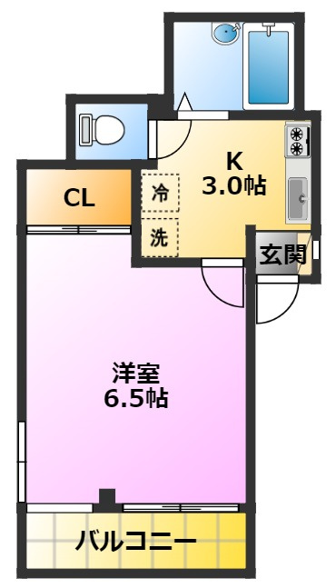 ハイツ白洲の間取り|2021年8月室内リノベーション♪