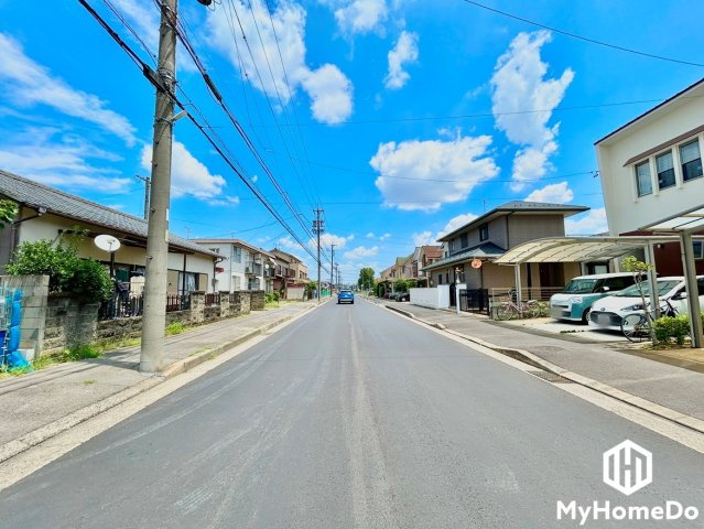 春日井市前並町　6期の前面道路含む現地写真