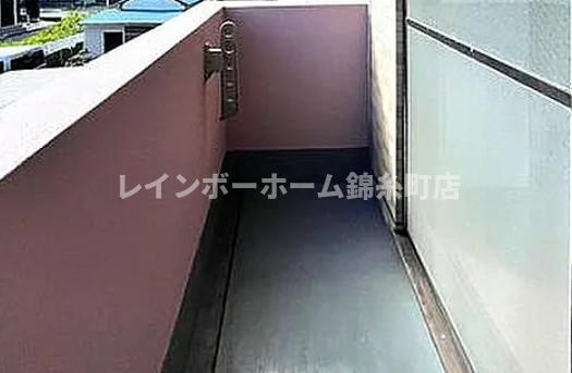 プエルト船橋のバルコニー