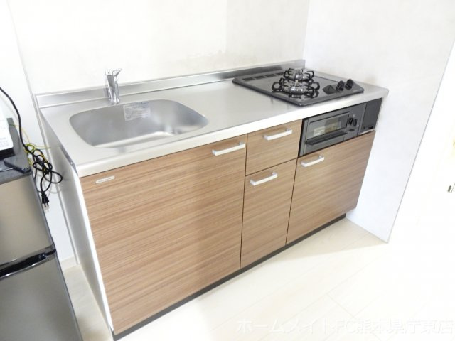 熊本市中央区上水前寺２丁目の賃貸マンションのキッチン