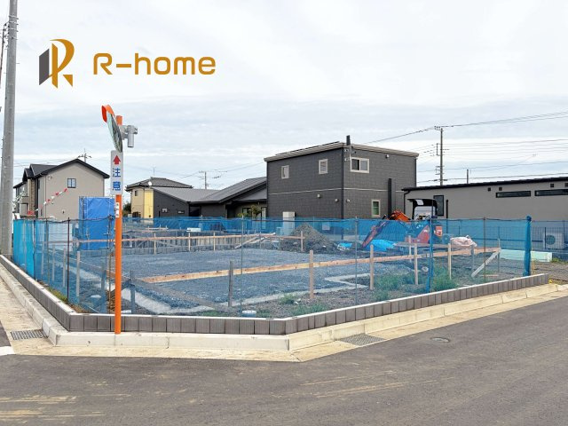 水戸市住吉町4期　新築戸建て　6号棟の外観|ご予約を頂ければ、『平日』はもちろん『早朝』や『夜間』もご見学可能です♪お気軽にお申し付けください♪