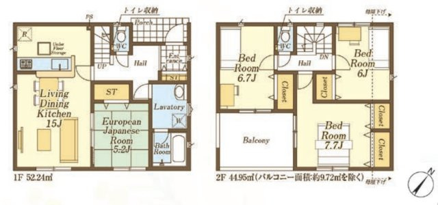 【間取り】 | 日高市中鹿山第7　クレイドルガーデン　新築戸建　全10棟　3号棟
