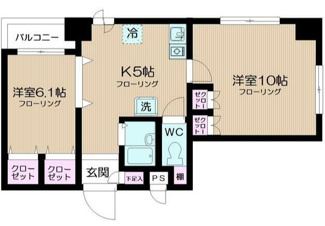 【間取り】 | ヴィアーレＭ | 間取りです。