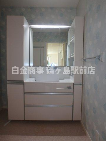 坂戸市堀込中古戸建の独立洗面台