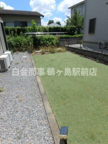 坂戸市堀込中古戸建の庭