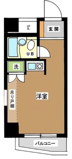 【間取り】 | 内藤ビソービル | 間取りです。