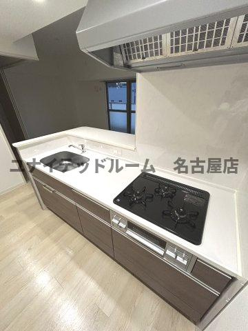 名古屋市中区栄１丁目の賃貸マンションのキッチン