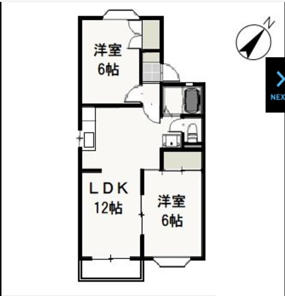 メゾン大福の間取り