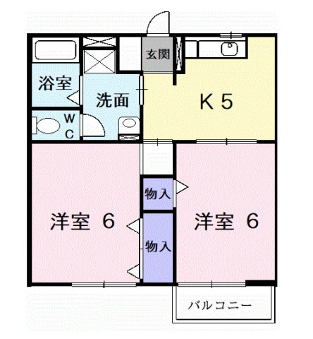 メゾンリヴェールの間取り