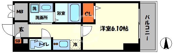 アーバンパーク住之江公園Ⅰの間取り|アーバンパーク住之江公園Ⅰ　間取り図