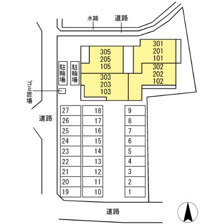 フェリックスの区画図