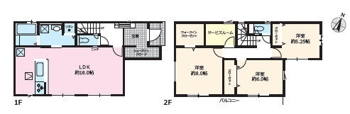 平塚市御殿3丁目18期　新築戸建　全3棟2号棟