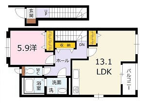 ピトレスク高陽の間取り