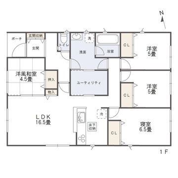 石手白石新築戸建1号棟