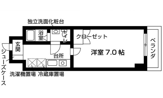 カラーブリアの間取り