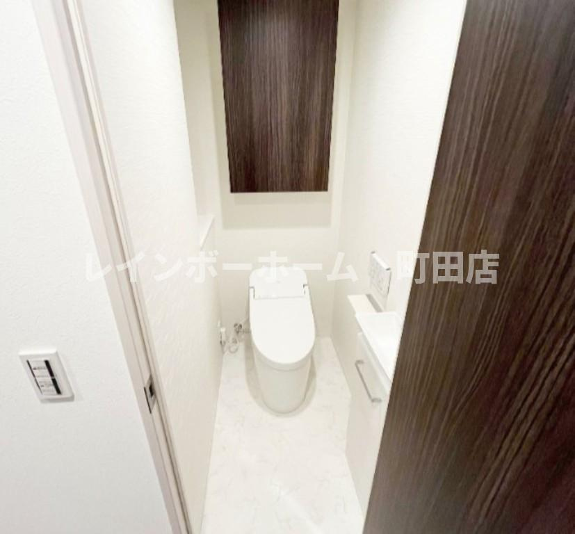 デュオステージ海老名2※初期費用分割後払いサービス利用可能物件のトイレ|※同施工参考画像