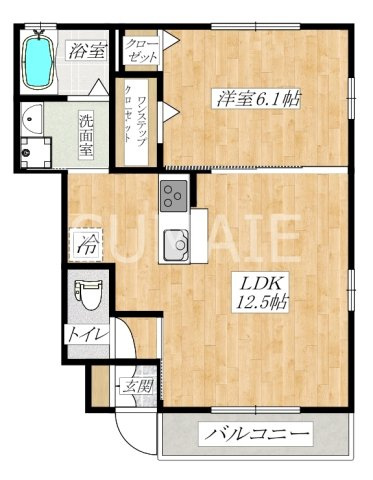 エスポアール東大宮の間取り|人気1LDK☆彡