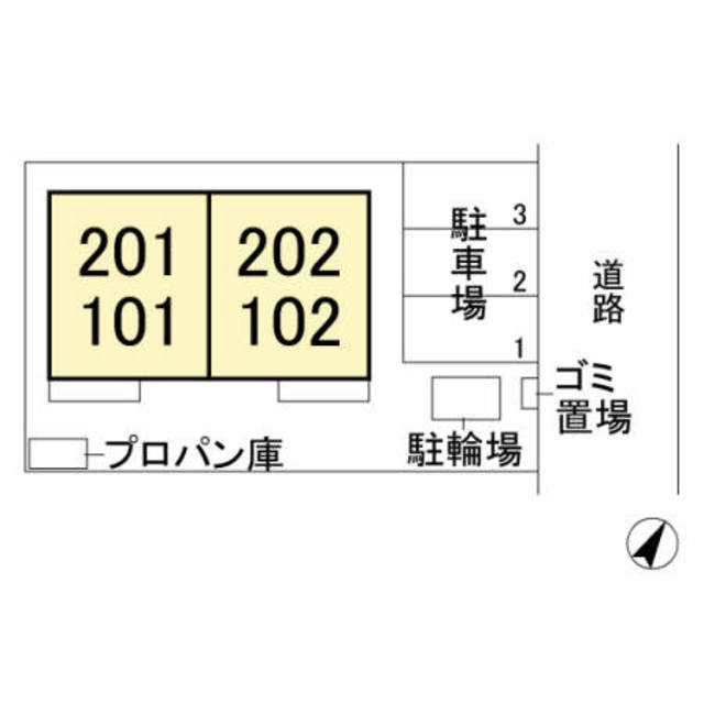 エスポアール東大宮のその他|現地配置図。